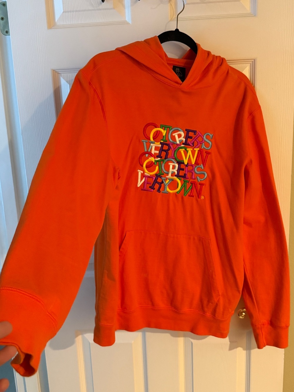 OVO October’s Very Own Orange Hoodie Sz Large